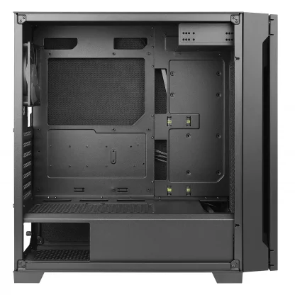 ANTEC P10C Case, Silent, Black, Mid Tower, 2 x USB 3.0 / 1 x USB 3.1 Gen 2 Type-C, Sound-Dampening Foam Panels, Air-Concentrating Front Filter with Widened Air Passage, Reversible Swing Front Panel Design, ATX, Micro ATX, Mini-ITX - Image 7