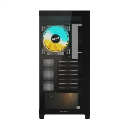 Gigabyte C500 Panoramic Stealth RGB Gaming PC Case, Tempered Glass, Optimized Airflow, ATX/Micro-ATX, Support for Liquid Cooling, Stealth Motherboard Compatible - Image 7