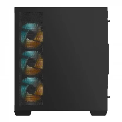 Gigabyte C500 Panoramic Stealth RGB Gaming PC Case, Tempered Glass, Optimized Airflow, ATX/Micro-ATX, Support for Liquid Cooling, Stealth Motherboard Compatible - Image 3