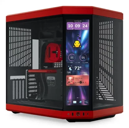 Hyte Y70 Touch Infinite Mid Tower Case Black Cherry (E-ATX/ATX/M-ATX/M-ITX)