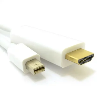Mini DisplayPort/Thunderbolt to HDMI Cable Mac to TV Video+Audio 1.8m 6ft