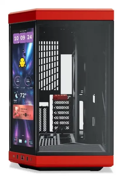 Hyte Y70 Touch Infinite Mid Tower Case Black Cherry (E-ATX/ATX/M-ATX/M-ITX) - Image 7