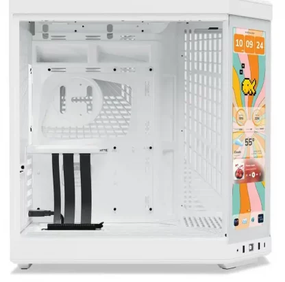 Hyte Y70 Touch Infinite Mid Tower Case Snow White - Image 4