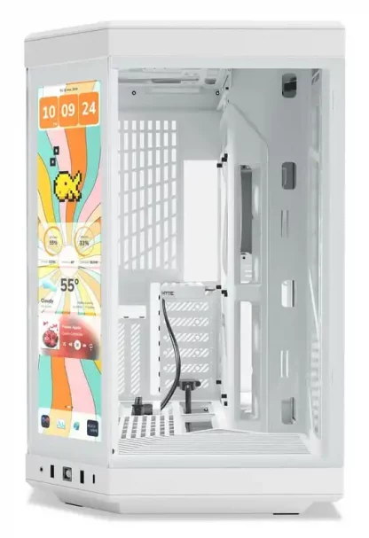 Hyte Y70 Touch Infinite Mid Tower Case Snow White - Image 5