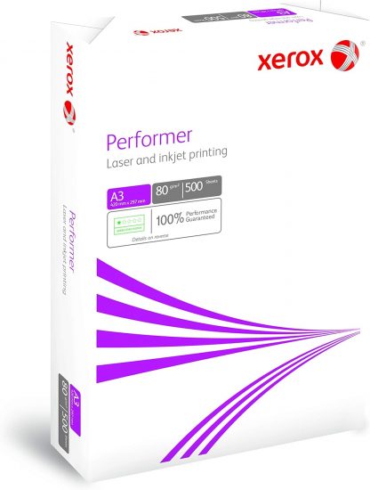 Xerox Performer A3 Paper 80gsm White Ream (500 Pack)