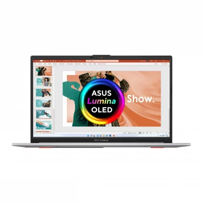 ASUS Vivobook 15 E1504FA-L1772W OLED Laptop, 15.6 Inch Screen, AMD Ryzen 5 7520U Processor, 8GB RAM, 256GB SSD, Windows 11 Home S, Includes Laptop Bag and Mouse - Image 2