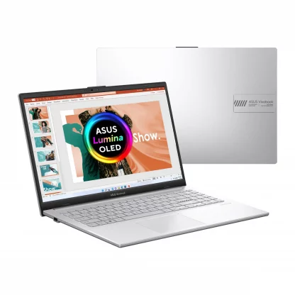 ASUS Vivobook 15 E1504FA-L1772W OLED Laptop, 15.6 Inch Screen, AMD Ryzen 5 7520U Processor, 8GB RAM, 256GB SSD, Windows 11 Home S, Includes Laptop Bag and Mouse - Image 9
