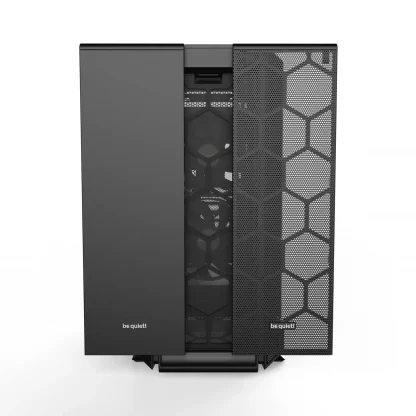 be quiet! Silent Base 802 Case, Black, Mid Tower, 2 x USB 3.2 Gen 1 Type-A / 1 x USB 3.2 Gen 2 Type-C, 10mm Front & Side Sound-Dampening Mats, 3 x Pure Wings 2 140mm Black PWM Fans Included, Interchangeable Top & Front Panels - Image 3