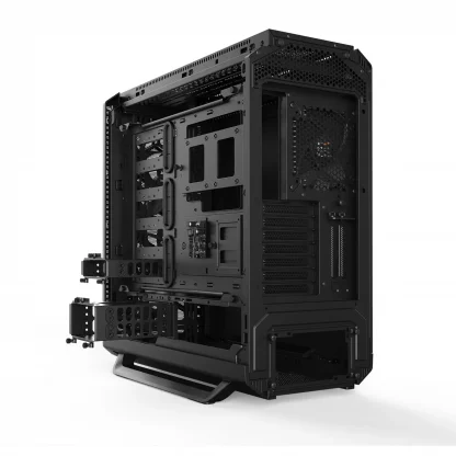 be quiet! Silent Base 802 Case, Black, Mid Tower, 2 x USB 3.2 Gen 1 Type-A / 1 x USB 3.2 Gen 2 Type-C, 10mm Front & Side Sound-Dampening Mats, 3 x Pure Wings 2 140mm Black PWM Fans Included, Interchangeable Top & Front Panels - Image 7