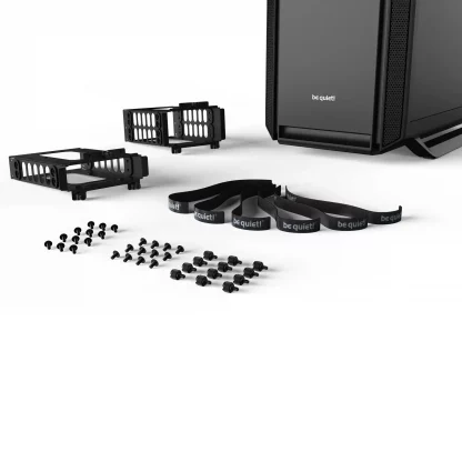 be quiet! Silent Base 802 Case, Black, Mid Tower, 2 x USB 3.2 Gen 1 Type-A / 1 x USB 3.2 Gen 2 Type-C, 10mm Front & Side Sound-Dampening Mats, 3 x Pure Wings 2 140mm Black PWM Fans Included, Interchangeable Top & Front Panels - Image 11
