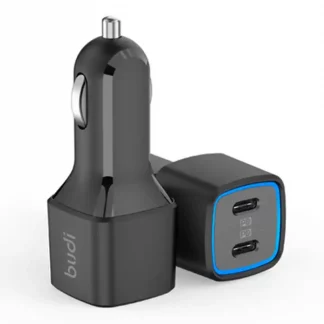 Budi PD 70w Type C Dual USB Car Charger