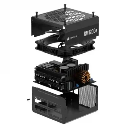 Corsair 1200W RMe Series RM1200e PSU, Fully Modular, Low-Noise, 80+Gold, Cybenetics Platinum, Zero RPM Mode, ATX 3.1, PCIe 5.1 - Image 5