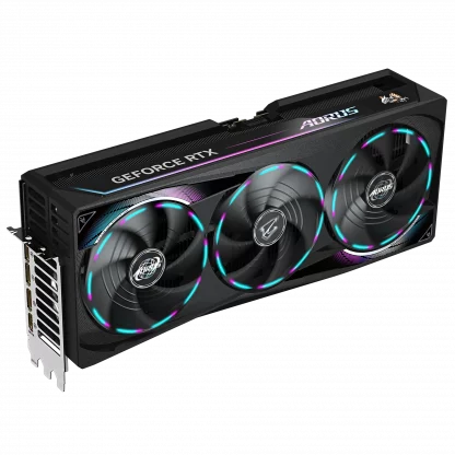 Gigabyte NVIDIA GeForce RTX 5090 AORUS MASTER 32G Graphics Card, 32GB GDDR7, 21760 CUDA Cores, 2655 MHz Core Clock, Triple Fan, RGB, 3x DisplayPorts / 1x HDMI Port - Image 3