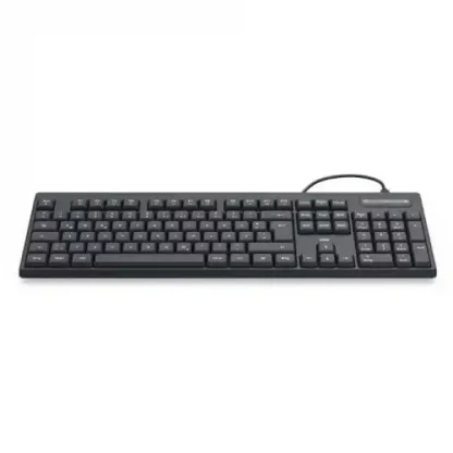 Hama CK-100 Wired USB Multimedia Keyboard, AI Assistant, Quiet Keys, Detachable Cable, Black - Image 6
