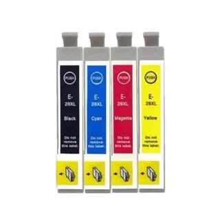 Set of 4 Compatible Epson 29XL (T2996) High Yield Black, Cyan, Magenta & Yellow Inkjet Cartridges