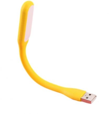 Mini USB LED Light Portable Book Reading Light -YELLOW