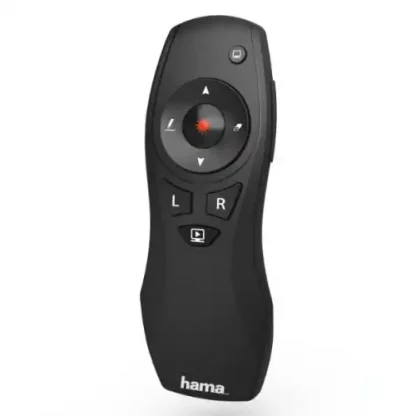 Hama X-Pointer 6-in-1 Wireless Laser Presenter, Laser Pointer, Air Mouse, Full/Black Screen, Volume, PowerPoint, Digital Ink, 15m Range - Image 2