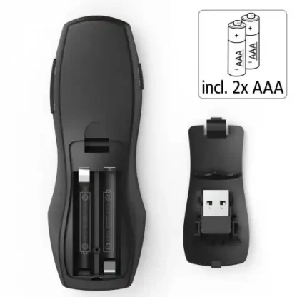 Hama X-Pointer 6-in-1 Wireless Laser Presenter, Laser Pointer, Air Mouse, Full/Black Screen, Volume, PowerPoint, Digital Ink, 15m Range - Image 3