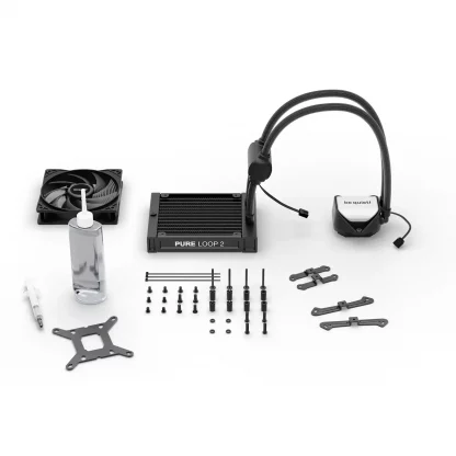 be quiet! Pure Loop 2 120mm AIO CPU Water Cooler, Universal Socket, 120mm Radiator, Pure Wings 3 120mm PWM high-speed fan, 2100RPM, ARGB - Image 5