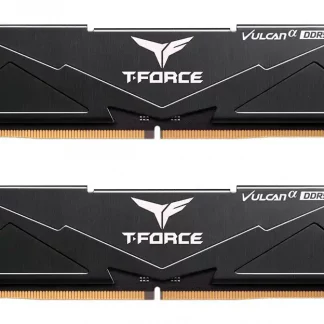 Team T-Force Vulcan FLBD516G5600HC40BDC01 System Memory, 16GB (2 x 8GB) DDR5, 5600MHz, CL40, Black