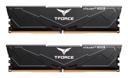 Team T-Force Vulcan FLBD516G5600HC40BDC01 System Memory, 16GB (2 x 8GB) DDR5, 5600MHz, CL40, Black