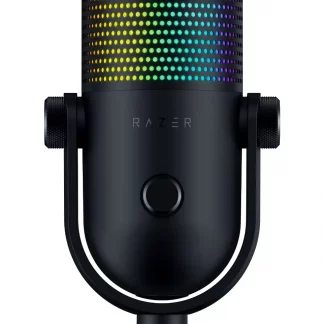 Razer Seiren V3 Chroma Quartz RGB Streaming Microphone - Black