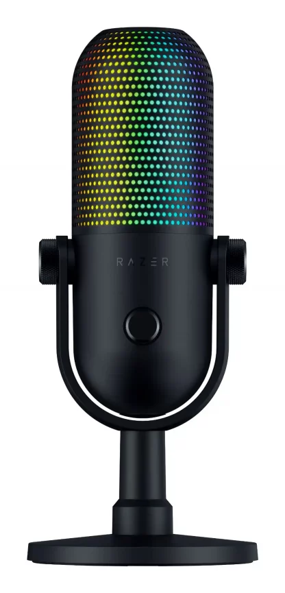 Razer Seiren V3 Chroma Quartz RGB Streaming Microphone - Black