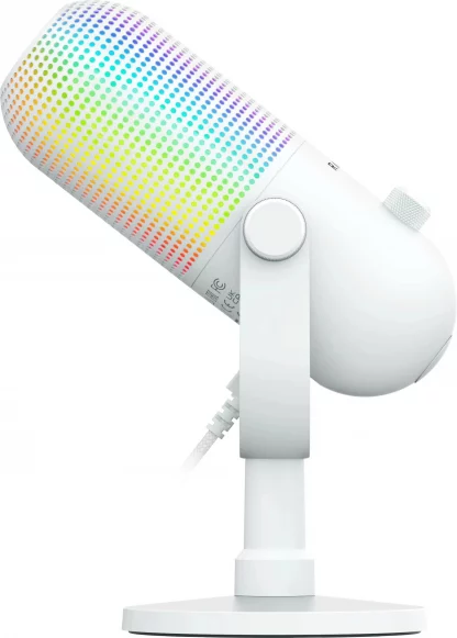 Razer Seiren V3 Chroma Quartz RGB Streaming Microphone - white - Image 3