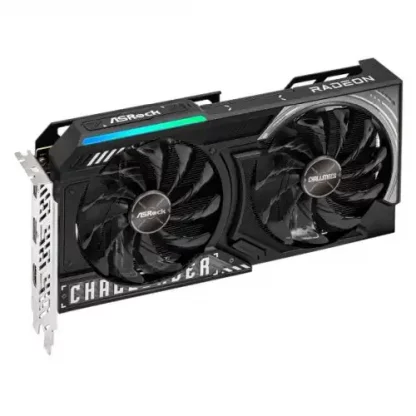 Asrock RX9060 XT Challenger 16GB OC, PCIe5, 16GB DDR6, HDMI, 2 DP, 3290MHz Clock, LED Indicators, Overclocked - Image 3