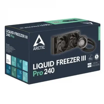 Arctic Liquid Freezer III Pro 240mm Liquid CPU Cooler, P12 Pro PWM Fans & PWM Controlled Pump, Black - Image 6