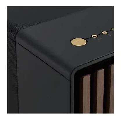 Fractal Design North Charcoal Black (Black Solid) Case, ATX, Fine Mesh Side, 2 Fans, USB-C, Walnut Front - Image 6