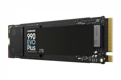 Samsung 2TB 990 EVO PLUS M.2 NVMe Gen4/5 SSD, M.2 2280, PCIe 4.0/5.0 x2, V-NAND, R/W 7250/6300 MB/s, 1000K/1350K IOPS - Image 2