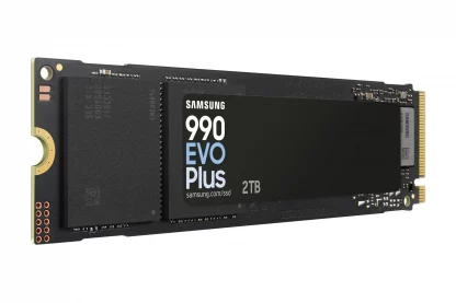 Samsung 2TB 990 EVO PLUS M.2 NVMe Gen4/5 SSD, M.2 2280, PCIe 4.0/5.0 x2, V-NAND, R/W 7250/6300 MB/s, 1000K/1350K IOPS - Image 3