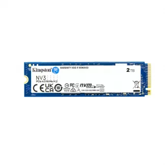 Kingston NV3 (SNV3S/2000G) 2TB NVMe SSD, M.2 Interface, PCIe Gen4, 2280, Read 6000 MB/s, Write 5000 MB/s