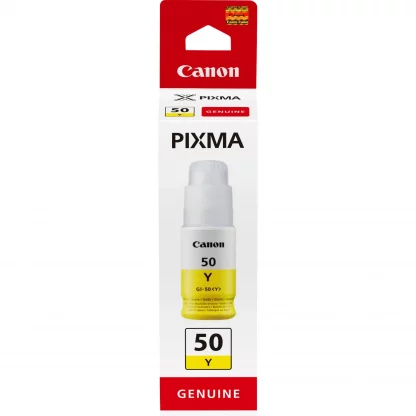Canon GI-50Y Ink Refill Kit - Yellow - Inkjet - 7700 Pages - High Yield - 1 Pack