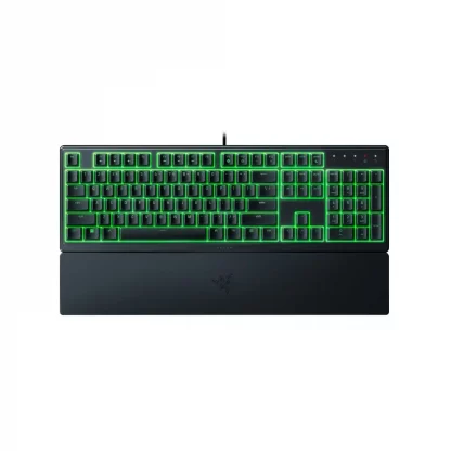 Razer Ornata V3 X - Low Profile Gaming Keyboard (Silent Membrane Switches, UV-Coated Keycaps, Durable, Spill-Resistant Design, Ergonomic Writst Rest) UK Layout | Black