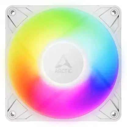ARCTIC P12 Pro ARGB 12cm PWM Case Fan w/ Cable Splitter - White - Image 2