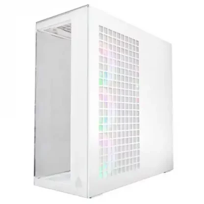 Arctic Xtender (VG White) Case w/ Clear Glass Side and Front, E-ATX, 5x ARGB Fans, ARGB PSU Shroud, Mesh Airflow, GPU Vertical Mount, USB-C 10Gbps - Image 3