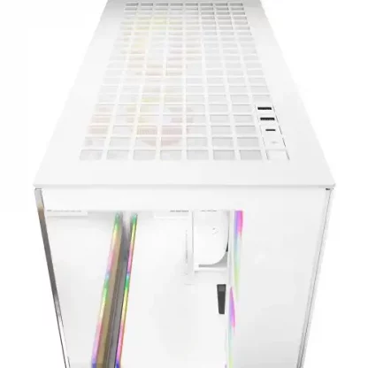 Arctic Xtender (VG White) Case w/ Clear Glass Side and Front, E-ATX, 5x ARGB Fans, ARGB PSU Shroud, Mesh Airflow, GPU Vertical Mount, USB-C 10Gbps - Image 5