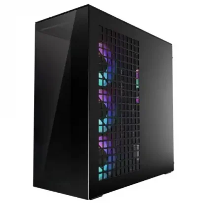 Arctic Xtender (VG Mirror Black) Case w/ Mirror Glass Side and Front, E-ATX, 5x ARGB Fans, ARGB PSU Shroud, Mesh Airflow, GPU Vertical Mount, USB-C 10Gbps - Image 3