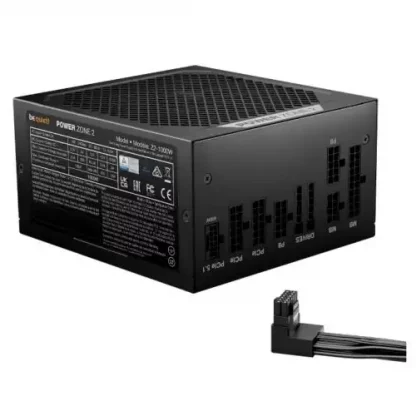 Be Quiet! 1000W Power Zone 2 PSU, Fully Modular, 80+ Platinum, Cybenetics Platinum, Semi-Passive Zero-RPM Cooling, ATX 3.1, PCIe 5.1 - Image 3