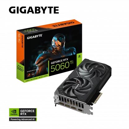 GeForce RTX 5060 Ti WINDFORCE 8GB GDDR7 Graphics Card, 3840 CUDA Cores, 2497 MHz Core Clock, Dual Fan, 3x DisplayPorts / 1x HDMI Port - Image 11
