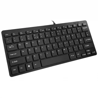 WK-738 Premium Mini USB Black Keyboard