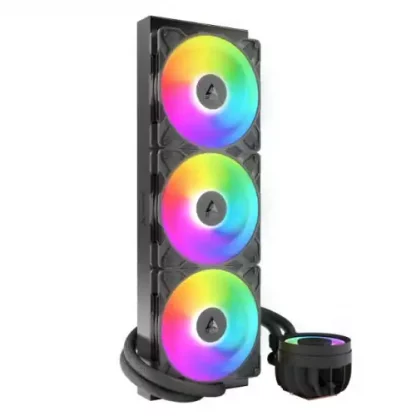 ARCTIC Liquid Freezer III Pro A-RGB 420mm Liquid CPU Cooler, P14 Pro PWM Fans & PWM Controlled Pump, Black - Image 2