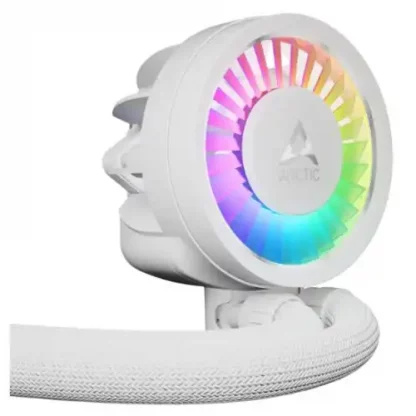 ARCTIC Liquid Freezer III Pro A-RGB 420mm Liquid CPU Cooler, P14 Pro PWM Fans & PWM Controlled Pump, White - Image 4