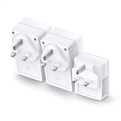 TP-LINK (TL-WPA4220T KIT) 300Mbps AV600 Wireless N Powerline Adapter Triple Kit - Image 2