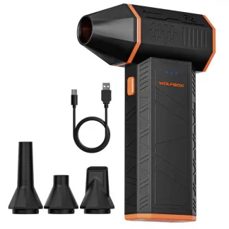 WOLFBOX MF50/MF100 Electric Air Duster - Ultra-Powerful Turbo Fan – Up to 110,000 RPM