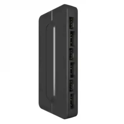 Vida Elegance Black ARGB Gaming Case w/ Glass Side & Front, ATX, Real Wood PSU Shroud, 4x ARGB PWM Fans, Fan Hub & Remote, USB-C 10Gbps, Asus BTF Compatible - Image 10