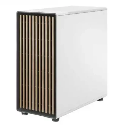 Fractal Design North XL Chalk White (TG Clear) Case w/ Clear Glass Window, E-ATX, 3 PWM Fans, USB-C, Oak Front - Image 3