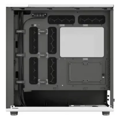 Fractal Design North XL Chalk White (TG Clear) Case w/ Clear Glass Window, E-ATX, 3 PWM Fans, USB-C, Oak Front - Image 13